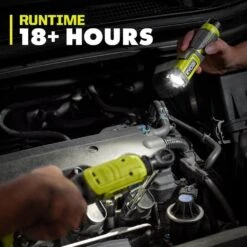 Ryobi USB Lithium Compact Flashlight Kit With FREE 2.0Ah USB Lithium Battery -Ryobi Store ryobi handheld flashlights fvl51k fvb02 a0 1000