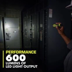 Ryobi USB Lithium 600 Lumen LED Compact Flashlight & 500 Lumen LED Pivoting Flip Light Kit W/ (2) Batteries & Charging Cables -Ryobi Store ryobi handheld flashlights fvl51k fvl52k 66 1000