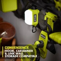 Ryobi USB Lithium LED Compact Flashlight And Compact Area Light Kit With (2) Batteries And Charging Cables -Ryobi Store ryobi handheld flashlights fvl51k fvl59k 1f 1000