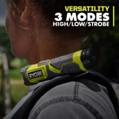 Ryobi USB Lithium LED Compact Flashlight And Compact Area Light Kit With (2) Batteries And Charging Cables -Ryobi Store ryobi handheld flashlights fvl51k fvl59k 77 1000