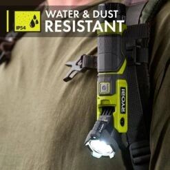 Ryobi USB Lithium Cordless Pivoting 625 Lumens Rechargeable Head Flashlight Kit With 2.0 Ah Battery And Charging Cable -Ryobi Store ryobi handheld flashlights fvl54k c3 1000