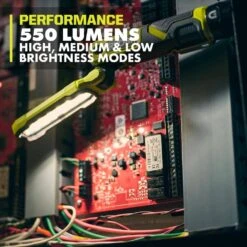 Ryobi USB Lithium Cordless Inspection Flashlight And Pivoting LED 3-Mode Flip Light Kit With (2) Batteries And Charging Cables -Ryobi Store ryobi handheld flashlights fvl56k fvl52k 77 1000