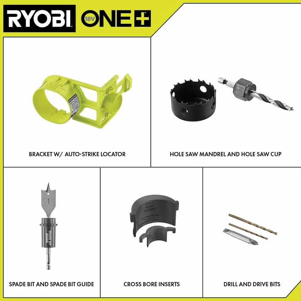 Ryobi Wood Door Lock Installation Kit 2 Ryobi Wood Door Lock Installation Kit - Image 2