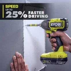 Ryobi ONE+ HP 18V Brushless Cordless 1/4 In. Impact Driver With 2.0 Ah Lithium-Ion Battery -Ryobi Store ryobi impact drivers pblid01b pbp006 66 1000
