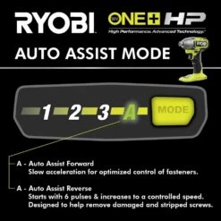 Ryobi ONE+ HP 18V Brushless Cordless 1/4 In. 4-Mode Impact Driver (Tool Only) -Ryobi Store ryobi impact drivers pblid02b 76 1000