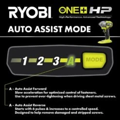 Ryobi ONE+ HP 18V Brushless Cordless 4-Mode Impact Driver (Tool Only) -Ryobi Store ryobi impact drivers pblid04b 1f 1000