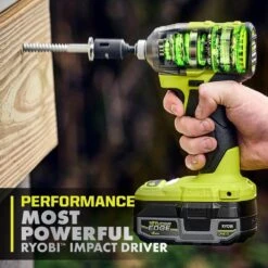 Ryobi ONE+ HP 18V Brushless Cordless 4-Mode Impact Driver (Tool Only) -Ryobi Store ryobi impact drivers pblid04b a0 1000