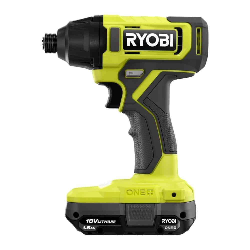 Ryobi ONE+ 18V Cordless 1/4 In. Impact Driver Kit With 1.5 Ah Battery, Charger, And 11 In. Flexible Shaft Bit Holder 10 Ryobi ONE+ 18V Cordless 1/4 In. Impact Driver Kit With 1.5 Ah Battery, Charger, And 11 In. Flexible Shaft Bit Holder - Image 10