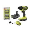 Ryobi ONE+ 18V Cordless 1/4 In. Impact Driver Kit With (2) 1.5 Ah Batteries, Charger, And Impact Rated Driving Kit (30-Piece)