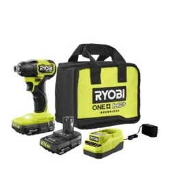 Ryobi ONE+ HP 18V Brushless Cordless Compact 1/4 In. Hex Impact Driver Kit With (2) 1.5 Ah Batteries And Charger
