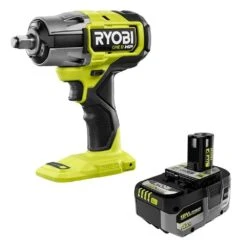 Ryobi ONE+ HP 18V Brushless Cordless 4-Mode 1/2 In. Impact Wrench With 4.0 Ah Lithium-Ion HIGH PERFORMANCE Battery