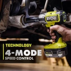 Ryobi ONE+ HP 18V Brushless Cordless 4-Mode 1/2 In. Impact Wrench (Tool Only) W/ 1/2 In. Metric Deep Impact Socket Set (11-PC) -Ryobi Store ryobi impact wrenches p262 rhmtis31102 66 1000