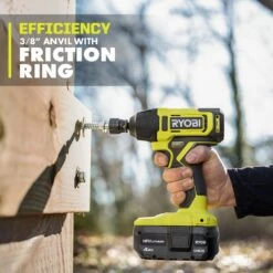 Ryobi ONE+ 18V Cordless 3/8 In. Impact Wrench Kit With (1) 1.5 Ah Battery And Charger -Ryobi Store ryobi impact wrenches pcl250k1 a0 1000