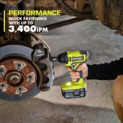 Ryobi ONE+ 18V Cordless 3/8 In. Impact Wrench Kit With 4 Ah Battery, 2Ah Battery, And 18V Charger 17 Ryobi ONE+ 18V Cordless 3/8 In. Impact Wrench Kit With 4 Ah Battery, 2Ah Battery, And 18V Charger -Ryobi Store ryobi impact wrenches pcl250k2sb 1d 1000