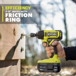 Ryobi ONE+ 18V Cordless 3/8 In. Impact Wrench Kit With 4 Ah Battery, 2Ah Battery, And 18V Charger 16 Ryobi ONE+ 18V Cordless 3/8 In. Impact Wrench Kit With 4 Ah Battery, 2Ah Battery, And 18V Charger -Ryobi Store ryobi impact wrenches pcl250k2sb a0 1000