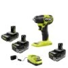 Ryobi ONE+ 18V HIGH PERFORMANCE Kit W/ (2) 4.0 Ah Batteries, 2.0 Ah Battery, Charger, & ONE+ HP Brushless Impact Wrench
