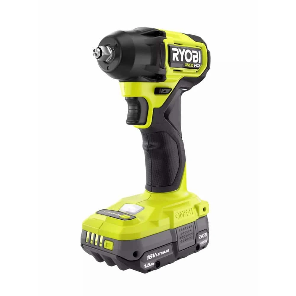Ryobi ONE+ HP 18V Brushless Cordless Compact 3/8 In. Impact Wrench Kit With 1.5 Ah Battery And 18V Charger 4 Ryobi ONE+ HP 18V Brushless Cordless Compact 3/8 In. Impact Wrench Kit With 1.5 Ah Battery And 18V Charger - Image 4