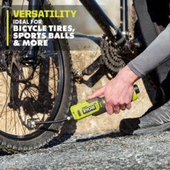 Ryobi USB Lithium Cordless Bike And Ball Pump Inflator Kit With 2.0 Ah USB Lithium Battery And Charging Cable -Ryobi Store ryobi inflators fvif51k 1d 1000