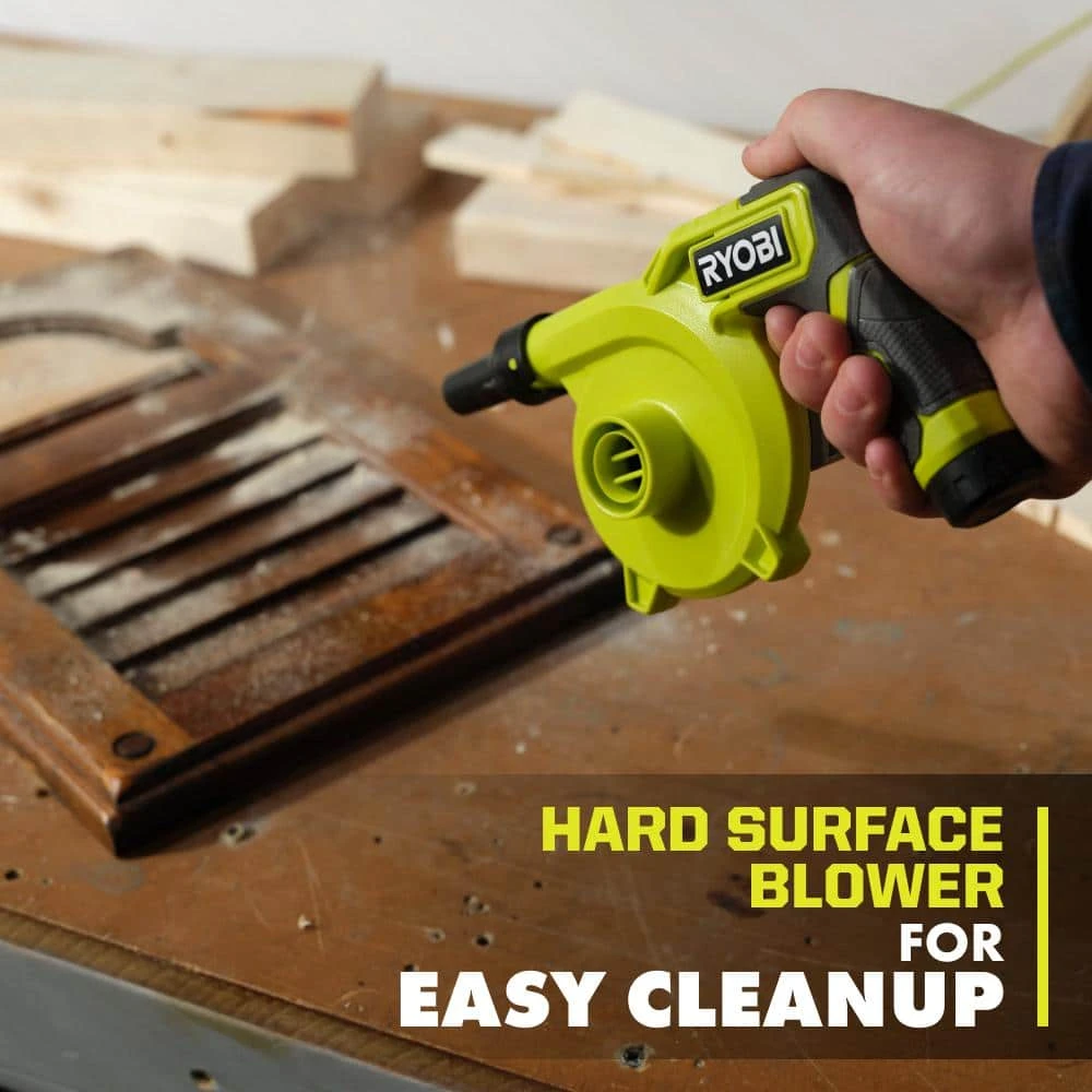 Ryobi USB Lithium Cordless High Volume Inflator Kit With 2Ah Battery, Charging Cable, Accessories, And FREE 2.0Ah Battery 7 Ryobi USB Lithium Cordless High Volume Inflator Kit With 2Ah Battery, Charging Cable, Accessories, And FREE 2.0Ah Battery - Image 7