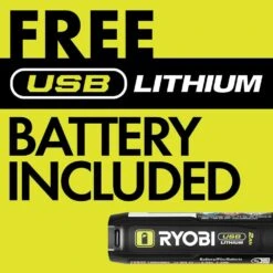 Ryobi USB Lithium Cordless High Volume Inflator Kit With 2Ah Battery, Charging Cable, Accessories, And FREE 2.0Ah Battery 14 Ryobi USB Lithium Cordless High Volume Inflator Kit With 2Ah Battery, Charging Cable, Accessories, And FREE 2.0Ah Battery -Ryobi Store ryobi inflators fvif61k fvb02 e1 1000