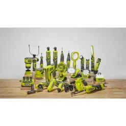 Ryobi USB Lithium Cordless High Volume Inflator Kit With USB Lithium 2.0 Ah Battery, Charging Cable, & 3.0 Ah Battery (2-Pack) -Ryobi Store ryobi inflators fvif61k fvb203 31 1000