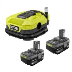Ryobi ONE+ 18V Cordless Dual Function Inflator/Deflator With ONE+ 18V Lithium-Ion 4.0 Ah Battery (2-Pack)