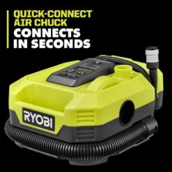 Ryobi ONE+ 18V Dual Function Inflator Kit With 2.0Ah Battery And Charger -Ryobi Store ryobi inflators pcl031k1 c3 1000