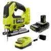 Ryobi ONE+ HP 18V Brushless Cordless Jigsaw Kit With 2.0 Ah HIGH PERFORMANCE Battery And Charger