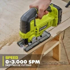 Ryobi ONE+ 18V Cordless Jig Saw With 2.0 Ah Battery And Charger Kit -Ryobi Store ryobi jigsaws pcl525b psk005 a0 1000
