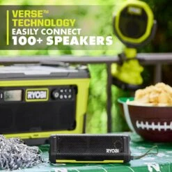 Ryobi USB Lithium Cordless Bluetooth Charging Speaker Kit W/ 2.0 Ah Battery, Charging Cable, & FREE USB Lithium 2.0 Ah Battery 18 Ryobi USB Lithium Cordless Bluetooth Charging Speaker Kit W/ 2.0 Ah Battery, Charging Cable, & FREE USB Lithium 2.0 Ah Battery -Ryobi Store ryobi jobsite audio fva51k fvb02 1d 1000