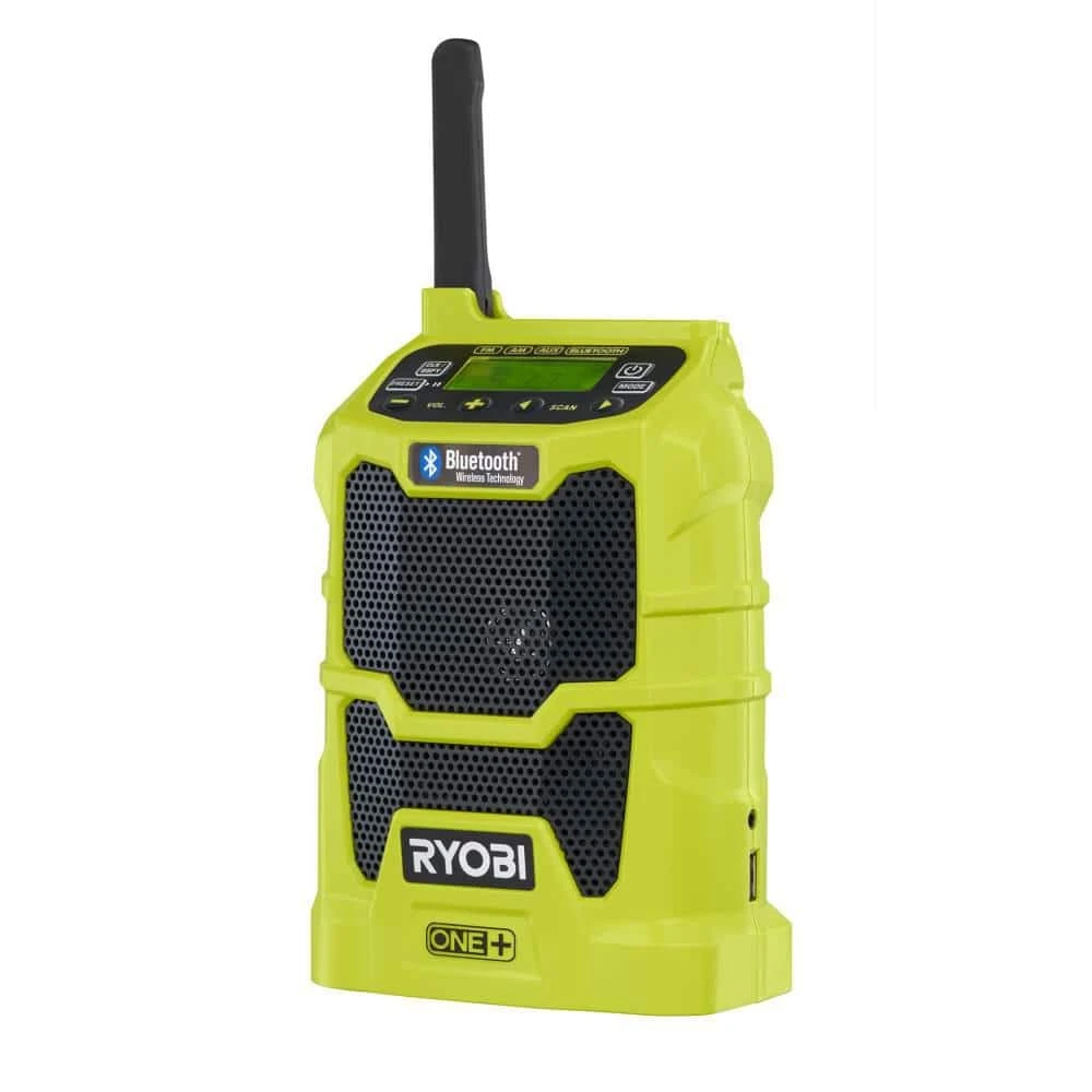 Ryobi ONE+ 18V Cordless Compact Radio With Bluetooth Wireless Technology (Tool Only) 1 Ryobi ONE+ 18V Cordless Compact Radio With Bluetooth Wireless Technology (Tool Only)
