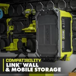 Ryobi ONE+ 18V Hybrid VERSE LINK Stereo (Tool Only) -Ryobi Store ryobi jobsite audio pcl601b c3 1000