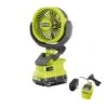 Ryobi ONE+ 18V Cordless 4 In. Clamp Fan Kit With 1.5 Ah Battery And Charger