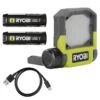 Ryobi USB Lithium Flip Light Kit With USB Lithium 2.0Ah Rechargable Battery