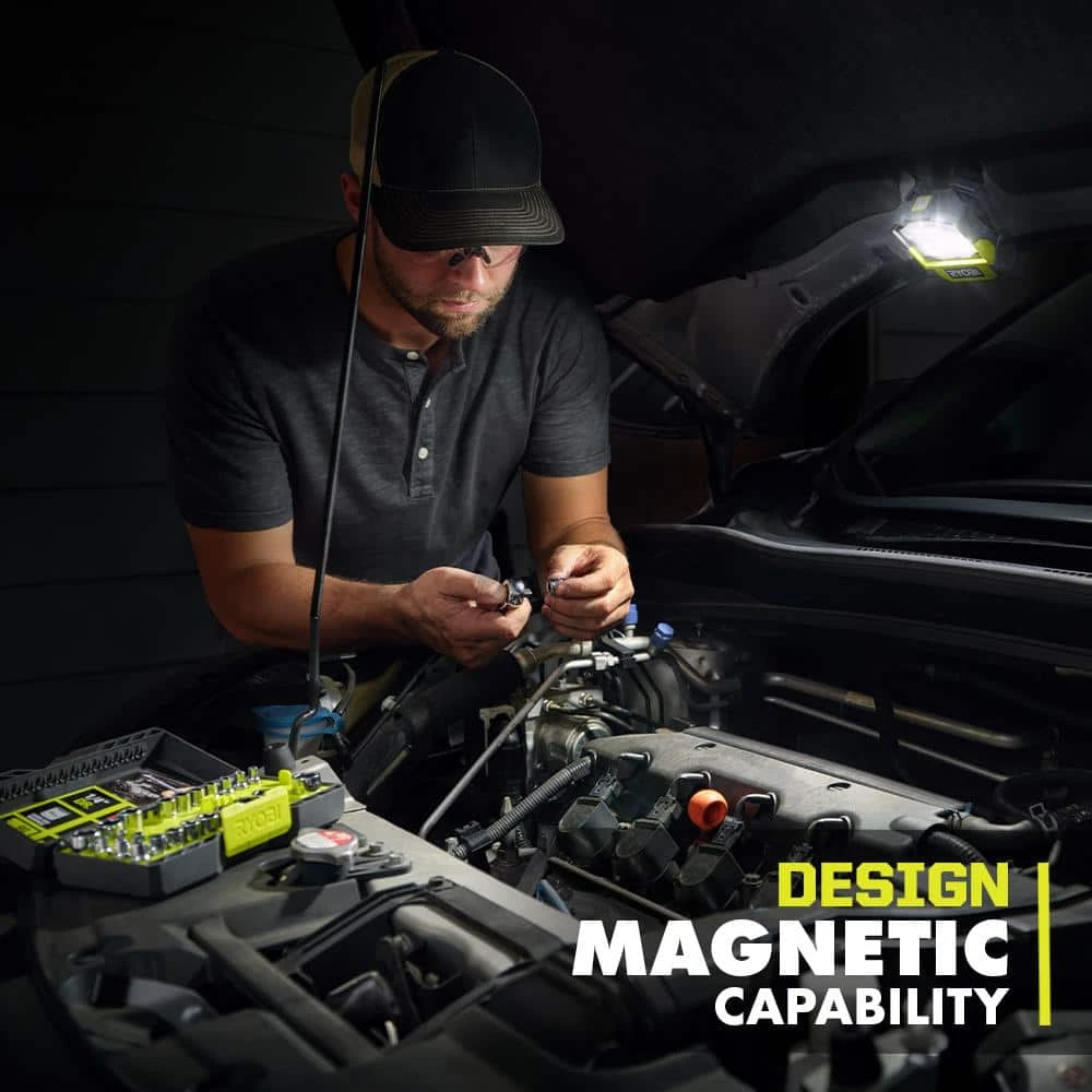 Ryobi 500 Lumens LED USB Lithium Pivoting Flip Light Kit 3-Mode With Battery And Charging Cable (2-Pack) 5 Ryobi 500 Lumens LED USB Lithium Pivoting Flip Light Kit 3-Mode With Battery And Charging Cable (2-Pack) - Image 5