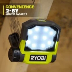 Ryobi USB Lithium Cordless Pivoting LED 3-Mode Flip Light And Pivoting Head Flashlight Kit W/ (2) Batteries & Charging Cables -Ryobi Store ryobi jobsite lighting fvl52k fvl54k a0 1000