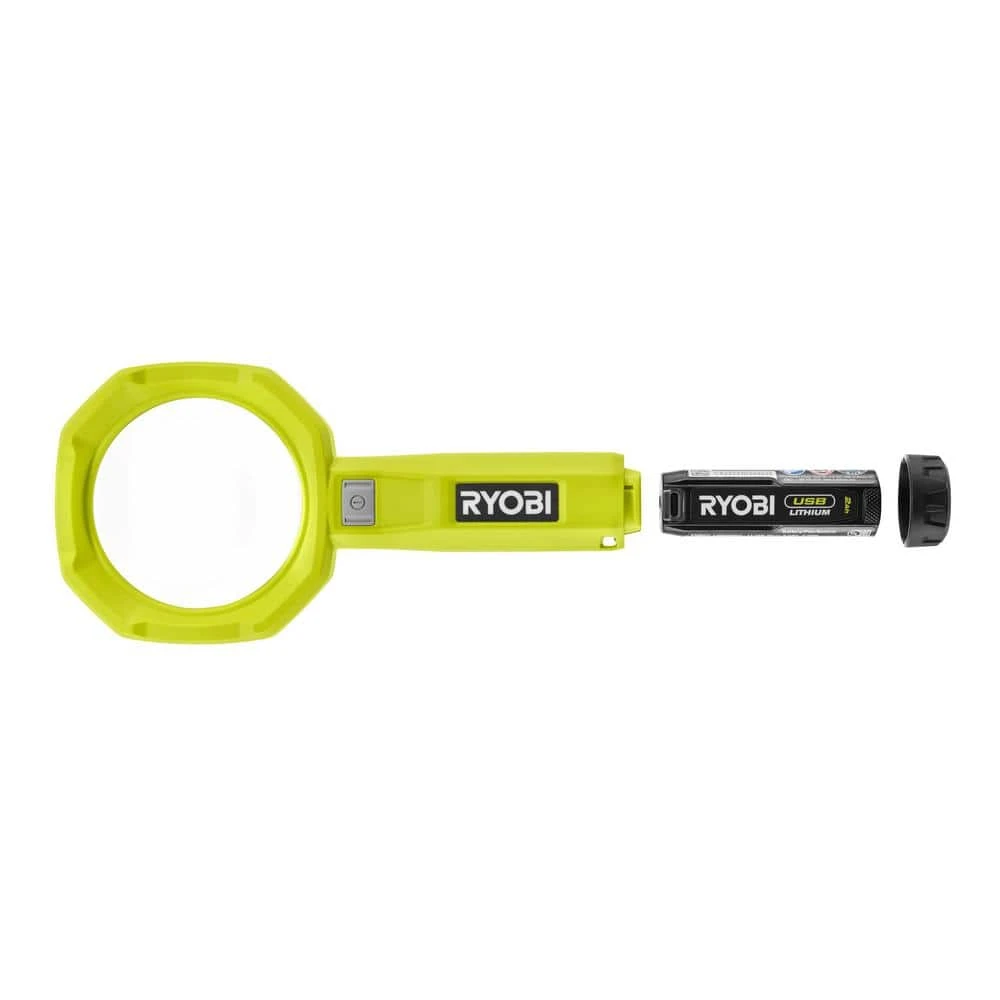 Ryobi USB Lithium Cordless 200 Lumens Magnifying Light Kit With 2.0 Ah Battery And USB Charging Cable 7 Ryobi USB Lithium Cordless 200 Lumens Magnifying Light Kit With 2.0 Ah Battery And USB Charging Cable - Image 7