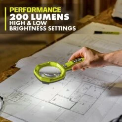 Ryobi USB Lithium Cordless 200 Lumens Magnifying Light Kit With 2.0 Ah Battery And USB Charging Cable 17 Ryobi USB Lithium Cordless 200 Lumens Magnifying Light Kit With 2.0 Ah Battery And USB Charging Cable -Ryobi Store ryobi jobsite lighting fvl55k 66 1000
