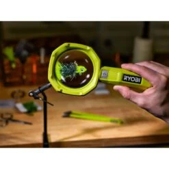 Ryobi USB Lithium 200 Lumens Magnifying Light Kit With 2.0 Ah Battery & USB Charging Cable W/ Extra USB Lithium 2.0 Ah Battery -Ryobi Store ryobi jobsite lighting fvl55k fvb02 fa 1000