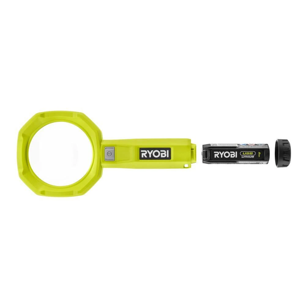 Ryobi USB Lithium 200 Lumens Magnifying Light Kit W/ 2.0 Ah Battery, Charging Cable, & USB Lithium 3.0 Ah Battery 7 Ryobi USB Lithium 200 Lumens Magnifying Light Kit W/ 2.0 Ah Battery, Charging Cable, & USB Lithium 3.0 Ah Battery - Image 7