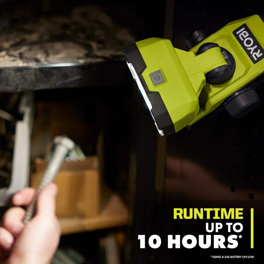 Ryobi USB Lithium Magnetic Clamp Light Kit W/ 2.0 Ah Battery, Charging Cable, & USB Lithium 2.0 Ah Rechargeable Battery 6 Ryobi USB Lithium Magnetic Clamp Light Kit W/ 2.0 Ah Battery, Charging Cable, & USB Lithium 2.0 Ah Rechargeable Battery - Image 6