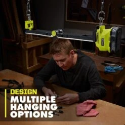 Ryobi ONE+ 18V Cordless LED Workbench Light (Tool-Only) -Ryobi Store ryobi jobsite lighting p727 a0 1000