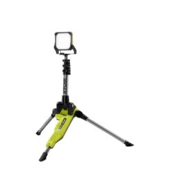 Ryobi ONE+ 18V Cordless Hybrid LED Tripod Stand Light (Tool Only) -Ryobi Store ryobi jobsite lighting p782 1d 1000