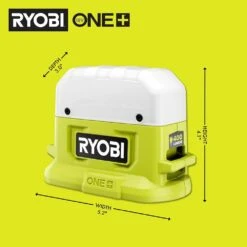 Ryobi ONE+ 18V Cordless Compact Area Light (Tool Only) -Ryobi Store ryobi jobsite lighting p796b 66 1000