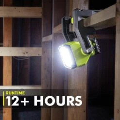 Ryobi ONE+ 18V Cordless Hybrid LED Flood Light (Tool Only) -Ryobi Store ryobi jobsite lighting pcl630b 66 1000