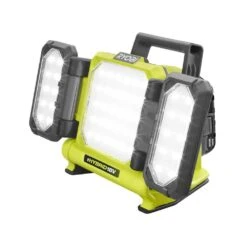 Ryobi ONE+ 18V Cordless Hybrid 3000 Lumens LED Panel Light (Tool Only) -Ryobi Store ryobi jobsite lighting pcl631b 4f 1000