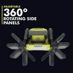 Ryobi ONE+ 18V Cordless Hybrid 3000 Lumens LED Panel Light (Tool Only) -Ryobi Store ryobi jobsite lighting pcl631b 66 1000