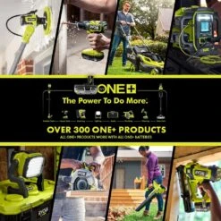 Ryobi ONE+ 18V Hybrid LED Work Light (Tool Only) -Ryobi Store ryobi jobsite lighting pcl633b 31 1000