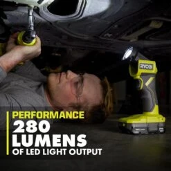 Ryobi ONE+ 18V Cordless LED Light (Tool Only) -Ryobi Store ryobi jobsite lighting pcl660b a0 1000