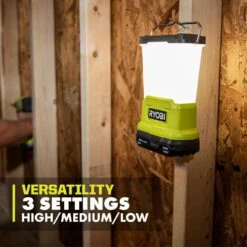 Ryobi ONE+ 18V Cordless LED Area Light With USB (Tool Only) -Ryobi Store ryobi jobsite lighting pcl662b 1d 1000